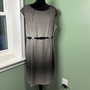 I Le New York black and tan dress size 16